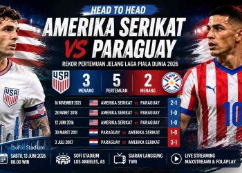 Statistik Amerika Serikat vs Paraguay