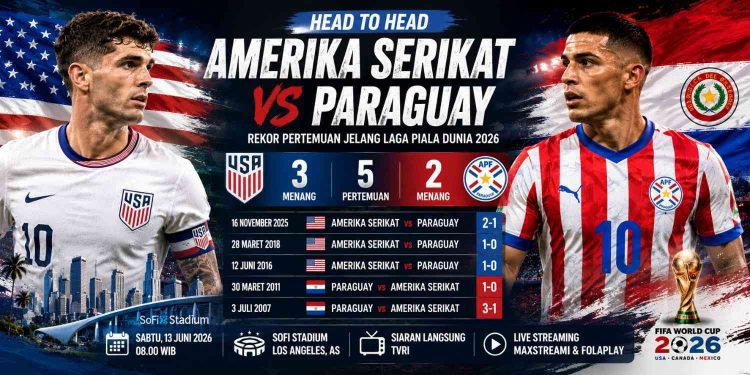 Statistik Amerika Serikat vs Paraguay