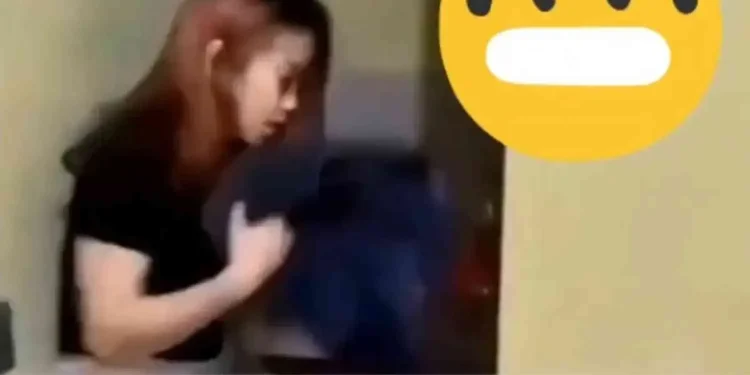 Tangkapan layar video yang kini viral di platform X