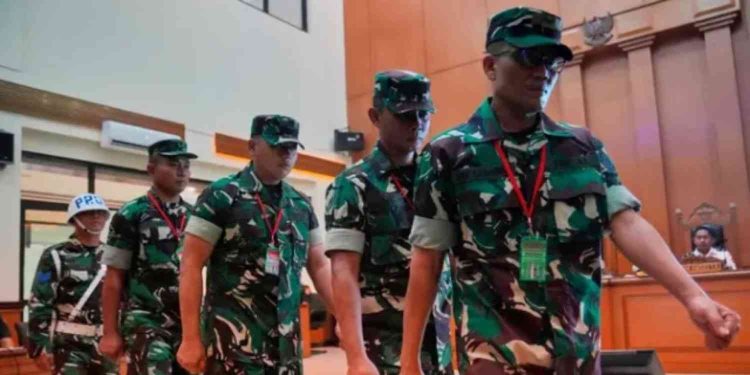 Terbukti Bersalah dalam Kasus Air Keras, Empat Prajurit TNI Lawan Vonis Hakim