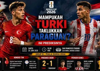 Turki vs Paraguay Piala Dunia 2026 Adu Strategi Montella dan Gustavo Alfaro dalam Laga Krusial