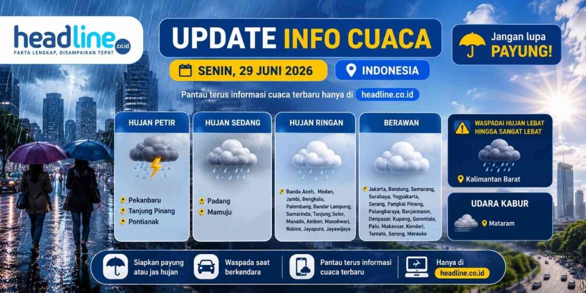Update Info Cuaca BMKG Besok Panas Atau Hujan, Berikut Prediksi Cuacanya