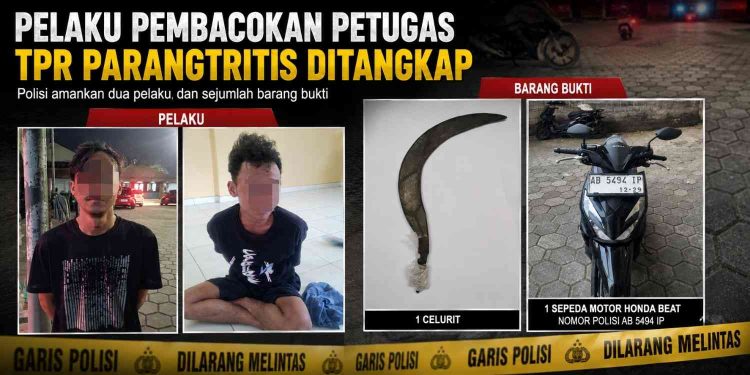 Wajah Pelaku Pembacokan Petugas di TPR Parangtritis