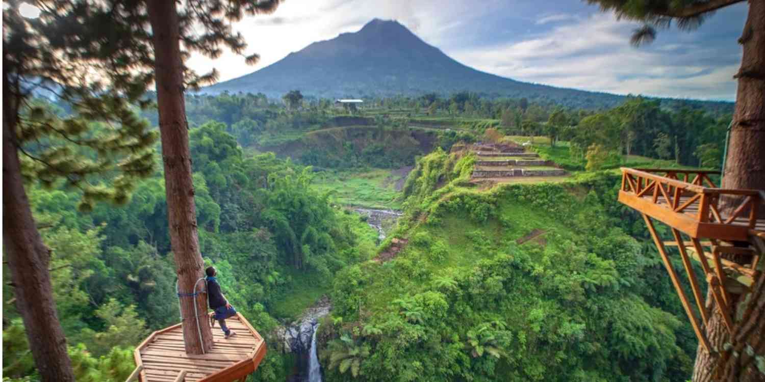 Wisata Air Terjun Kedung Kayang Sajikan Panorama Alam Pegunungan di Boyolali