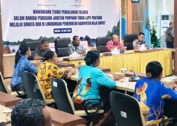 Bupati Raja Ampat Pastikan Pengisian Jabatan ASN Berdasarkan Kompetensi
