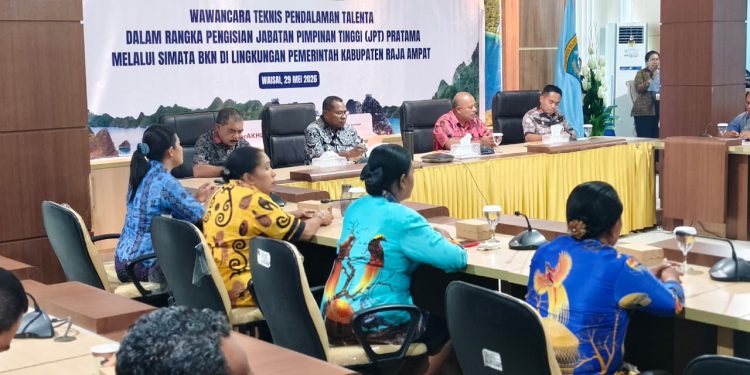 Bupati Raja Ampat Pastikan Pengisian Jabatan ASN Berdasarkan Kompetensi