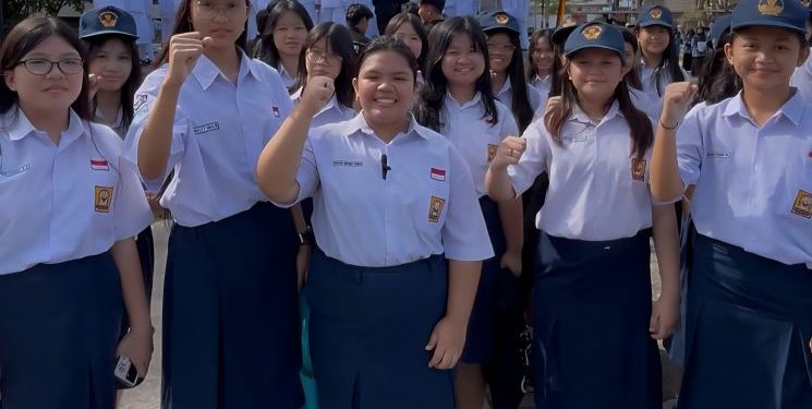 Pelajar Padang Gaungkan Toleransi pada Peringatan Hari Lahir Pancasila