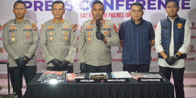 Polres OKI Ungkap Kasus Penembakan Remaja di Mesuji