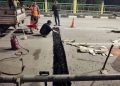 Dinas PUPR Siak Lakukan Penggantian Sambungan Jembatan Tengku Agung Sultanah Latifah