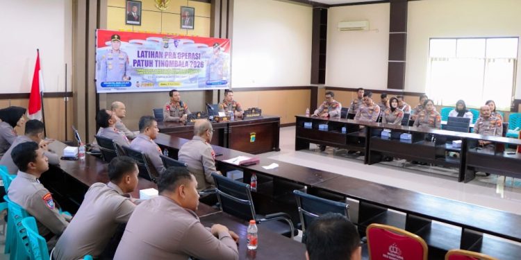 Polres Banggai Gelar Latihan Pra Operasi Patuh Tinombala 2026