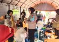 Polwan Jaga Jakarta Berikan Dukungan Psikologis kepada Korban Kebakaran di Kemayoran