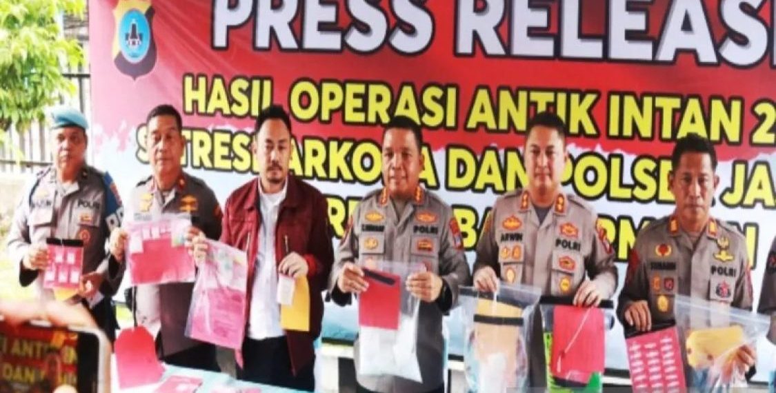 Polresta Banjarmasin Ungkap 40 Kasus Narkotika, Sita Sabu dan Ekstasi