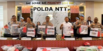 Polda NTT Berhasil Ungkap 76 Kasus Kejahatan Konvensional