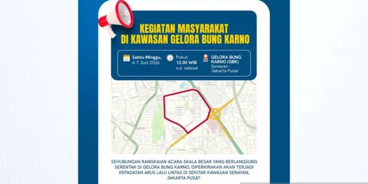 Polisi Imbau Warga Antisipasi Kemacetan di Sekitar GBK