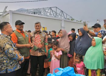 Angin Kencang Rusak Huntara di Aceh Utara, Kaposko Safrizal ZA Tinjau Langsung