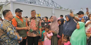 Angin Kencang Rusak Huntara di Aceh Utara, Kaposko Safrizal ZA Tinjau Langsung