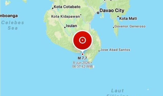 Gempa Magnitudo 7,7 di Filipina Sebabkan Peringatan Tsunami di Indonesia