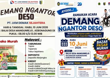 Bazar Sembako Murah Digelar di Desa Mangunrejo