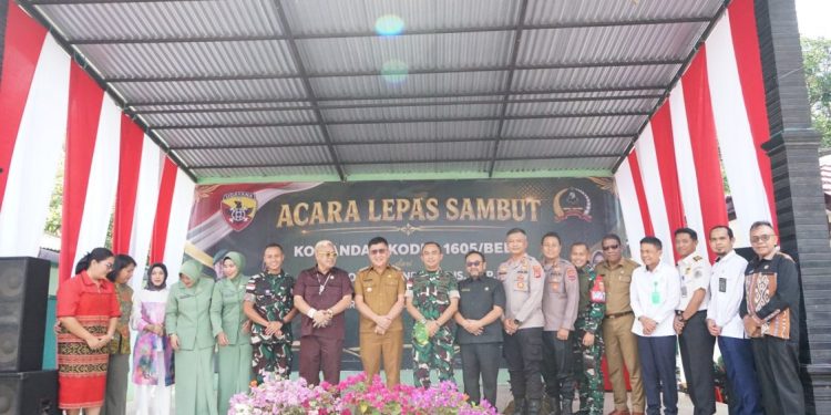 Sinergi Pembangunan Ditekankan dalam Lepas Sambut Dandim 1605/Belu