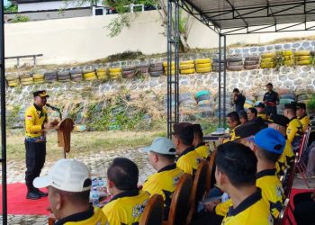 Perlombaan Menembak Polres Kutim dalam Rangka Hari Bhayangkara ke-80 Dimulai
