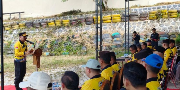 Perlombaan Menembak Polres Kutim dalam Rangka Hari Bhayangkara ke-80 Dimulai