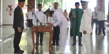 Bupati Bojonegoro Lantik Dua Kepala Desa Pengganti Antarwaktu