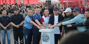 Gubernur Sumsel Resmikan Car Free Day di Jembatan Ampera