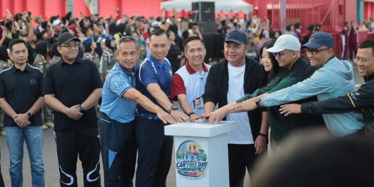Gubernur Sumsel Resmikan Car Free Day di Jembatan Ampera