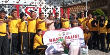 Ditlantas Polda DIY Adakan Bakti Religi di Dua Rumah Ibadah Sambut HUT Bhayangkara ke-80