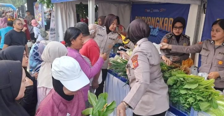 Polres Bogor Adakan Bhayangkara Fest dan Distribusikan 500 Kg Sayuran Segar