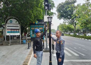 Dishub Pekanbaru Selesaikan Perbaikan 1.000 Titik Lampu Jalan