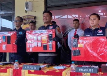Polres Cianjur dan BNNK Cianjur Bongkar Jaringan Sabu Antarpulau