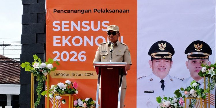 Bupati Maluku Tenggara Resmikan Sensus Ekonomi 2026