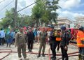 Brimob Polda Kaltara Cepat Tanggap Atasi Kebakaran di Tarakan
