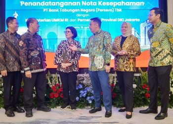 BTN, Pemprov DKI, dan Kementerian UMKM Jalin Kerja Sama Strategis