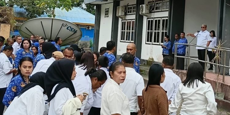 Bupati Maluku Tenggara Sidak ASN untuk Tingkatkan Disiplin