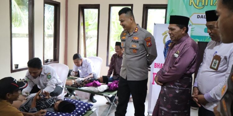 Polres Bengkalis Adakan Sunat Massal Gratis Sambut HUT Bhayangkara ke-80