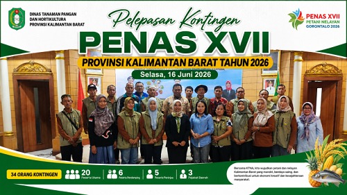 Kontingen KTNA Kalbar Siap Tampilkan Inovasi Pertanian di PENAS XVII Gorontalo