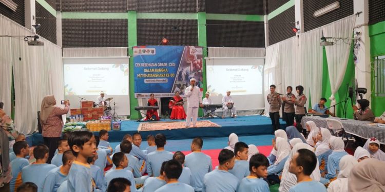 Bidkesjas Korbrimob Polri Gelar Layanan Kesehatan untuk Anak Disabilitas di Depok