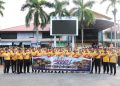 Kapolda Kaltara Pimpin Aksi Bersih-Bersih di Pasar Induk Sambut Hari Bhayangkara