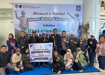 Pemprov Gorontalo Sambut Kontingen PENAS XVII dari Yogyakarta dengan Hangat