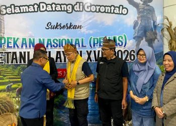 Gorontalo Sambut Kedatangan Kontingen PENAS XVII dari Riau