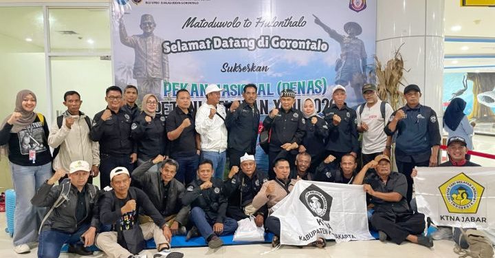 Kontingen Jawa Barat Gelombang Ketiga Tiba di Gorontalo untuk PENAS XVII