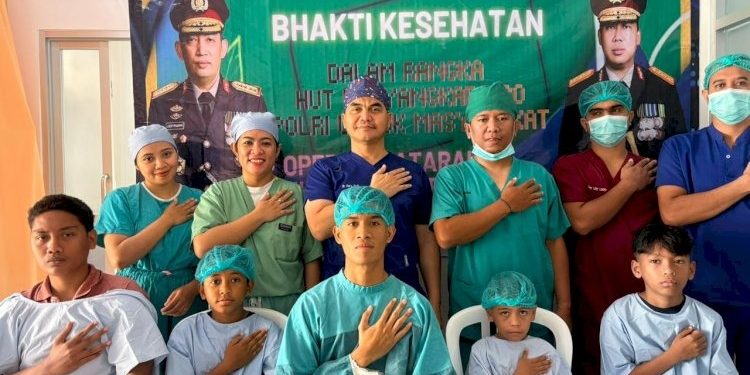 Polda NTT Gelar Layanan Kesehatan Gratis Sambut Hari Bhayangkara ke-80
