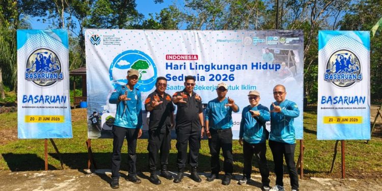 BPBD Balangan dan Forum PRB Kolaborasi Sukseskan Basaruan 4 di Desa Balang
