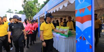 Polda Lampung Gelar Bazar dan Bakti Sosial Sambut Hari Bhayangkara ke-80