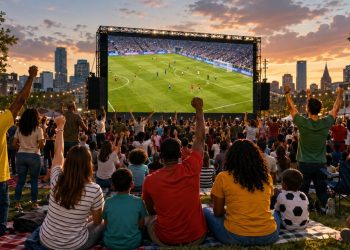 Nobar Piala Dunia 2026 di Kantor Gubernur Riau, Dukung UMKM Lokal