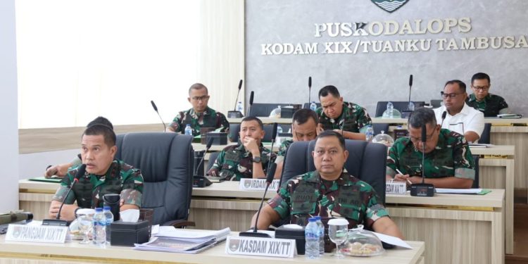 Kodam XIX/Tuanku Tambusai Tingkatkan Kesiapsiagaan Hadapi Karhutla di Riau