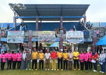 Pembukaan Lomba HUT Bhayangkara ke-80 di Muna, Sultra