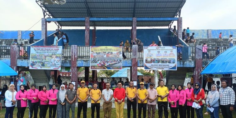 Pembukaan Lomba HUT Bhayangkara ke-80 di Muna, Sultra